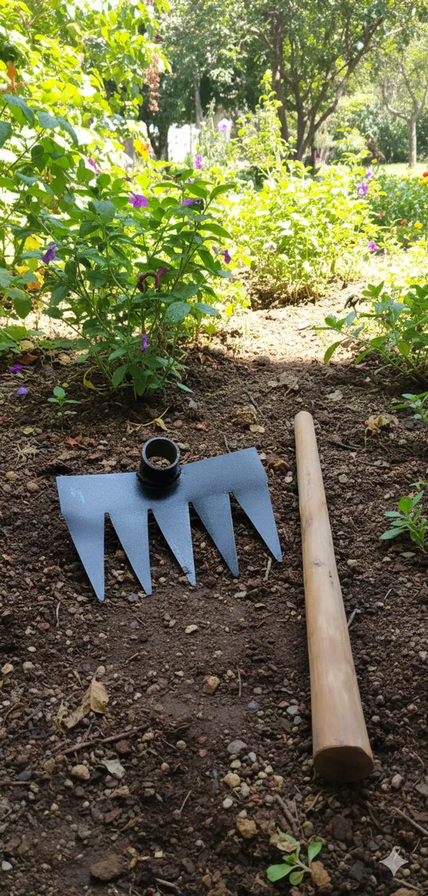 Iron_&_Wood_Handle_Metal_Garden_Rake