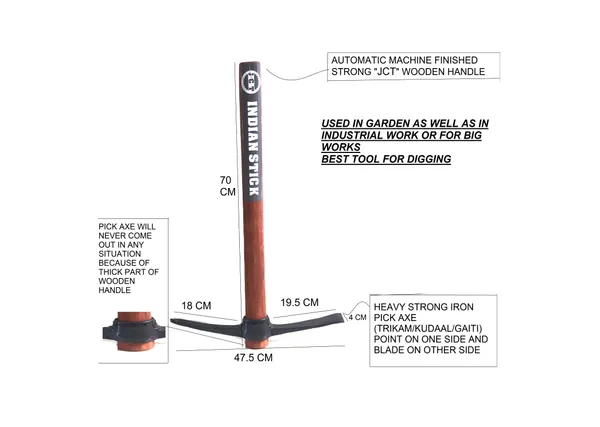 Heavy_Duty_Garden_Pick_Mattock_Cutter_|_Indian_Stick_Hand_Hoe_and_Digging_Tool_with_Ergonomic_Wooden_Grip