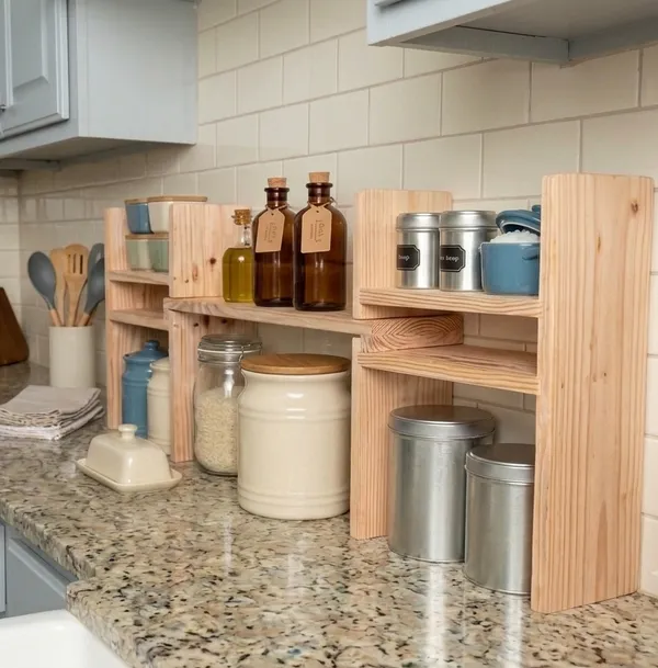 Adjustable_pine_wooden_kitchen_organizer/rack/stand_for_kitchen_and_for_desktop_organizer