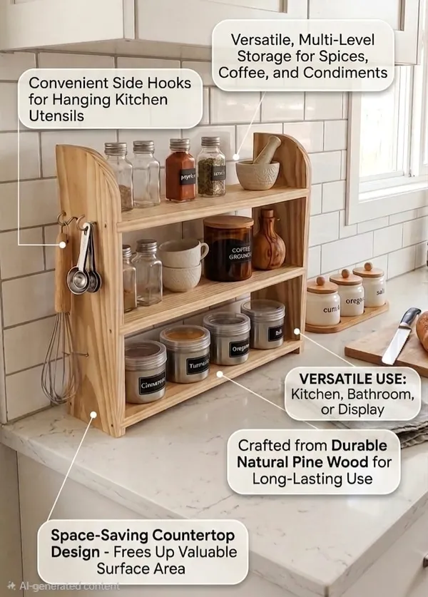 Pine_Wood_Three_Tier_Kitchen_Shelf