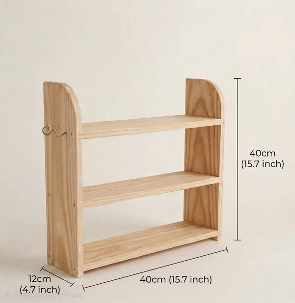 Pine_Wood_Three_Tier_Kitchen_Shelf