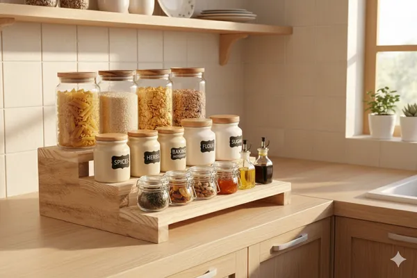 pine_wood_Rustic_Three_Tier_Kitchen_Spice_Rack_Organizer