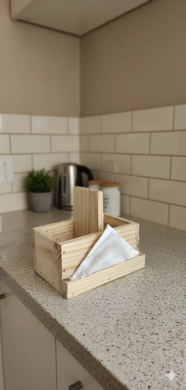 Pine_Wood_Minimalist_Two_Compartment_Cutlery_Napkin_Holder