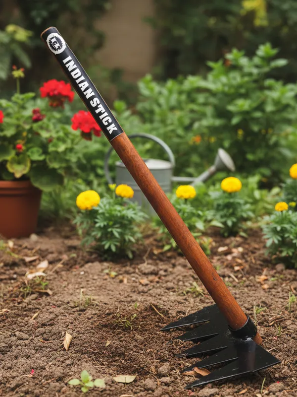 Iron_&_Wood_Handle_Metal_Garden_Rake