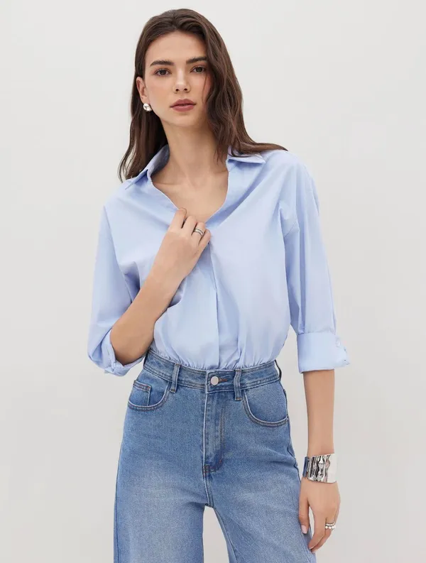 Blue_formal_premium_shirt_for_women’s