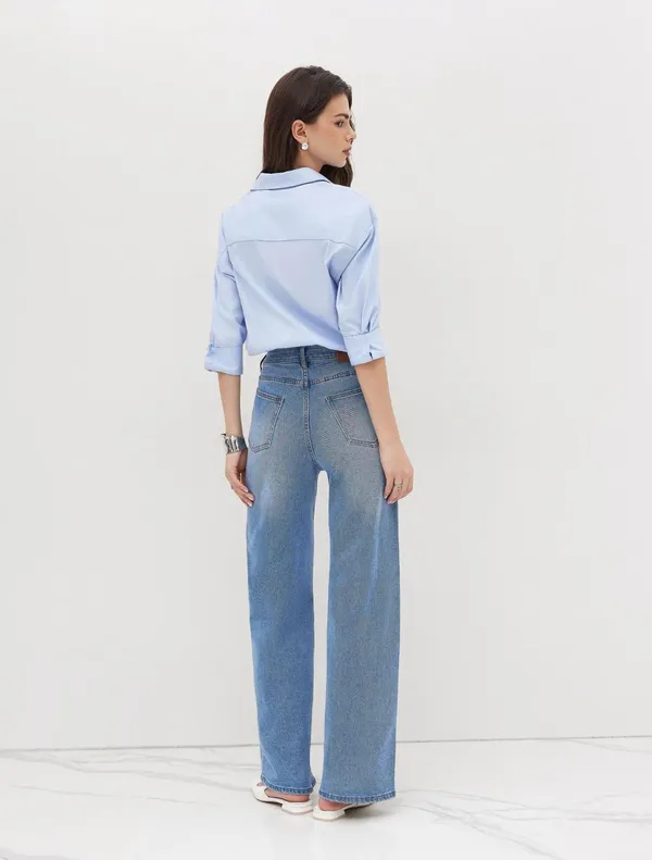 Blue_formal_premium_shirt_for_women’s