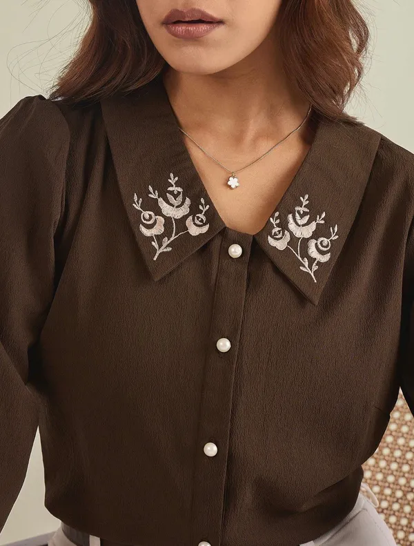 Brown_premium_Women’s_Top