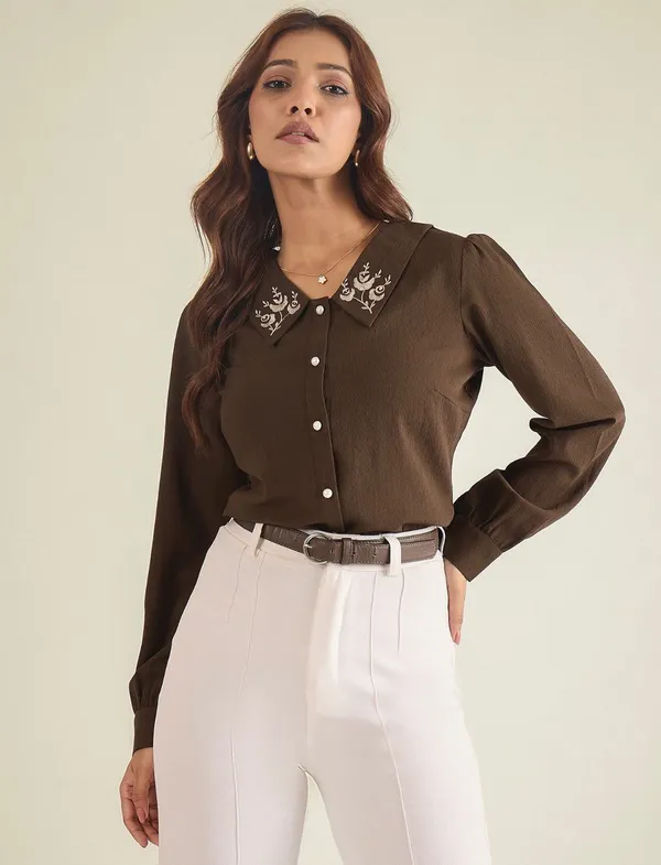 Brown_premium_Women’s_Top