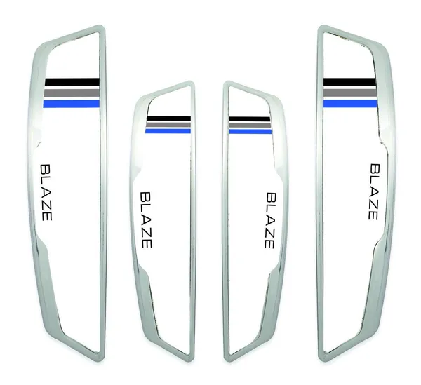 White_Plastic_Car_Door_Guard_Bumper_Protector_Set