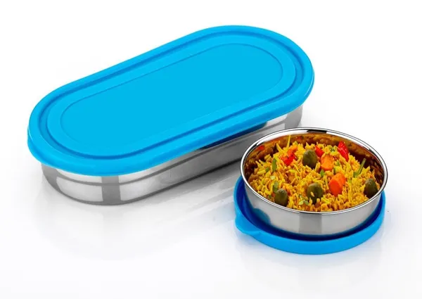 Blue_Stainless_Steel_Airtight_Lunch_Box_Set_Of_2_Containers