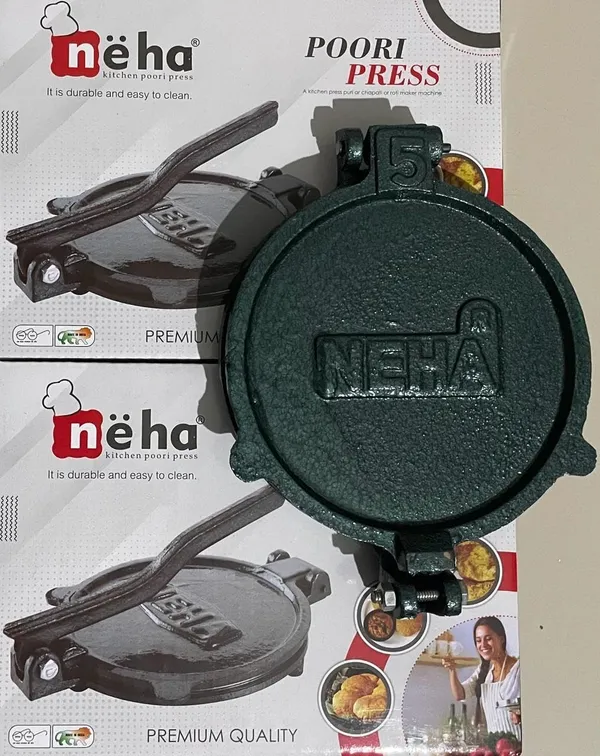 Cast_Iron_Manual_Roti_Press_Chapati_Puri_Khakhra_Papad_7.5_Inch