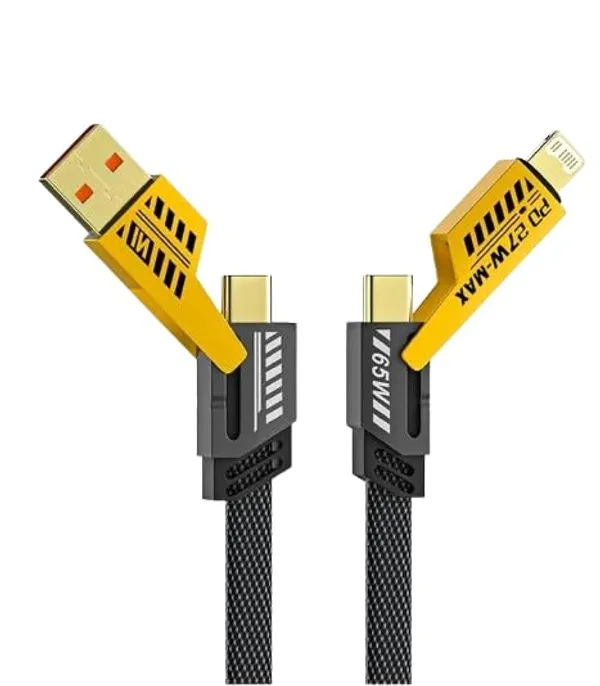 4-In-1_Nylon_Braided_65W_Fast_Charging_Cable_Usb-A_Multi_Connector