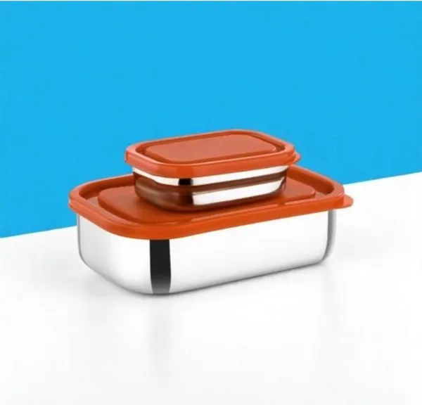 Stainless_Steel_Red_Lid_Food_Storage_Container_Set