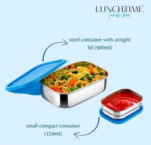 Stainless_Steel_Blue_Airtight_Lid_Lunch_Box_Set