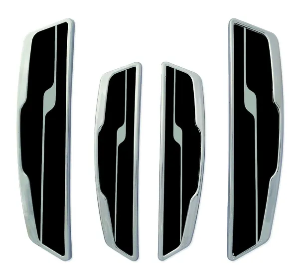 Black_Chrome_Plastic_Car_Door_Bumper_Guard_Pads_Set