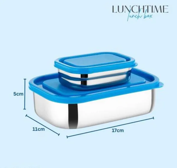 Stainless_Steel_Blue_Airtight_Lid_Lunch_Box_Set