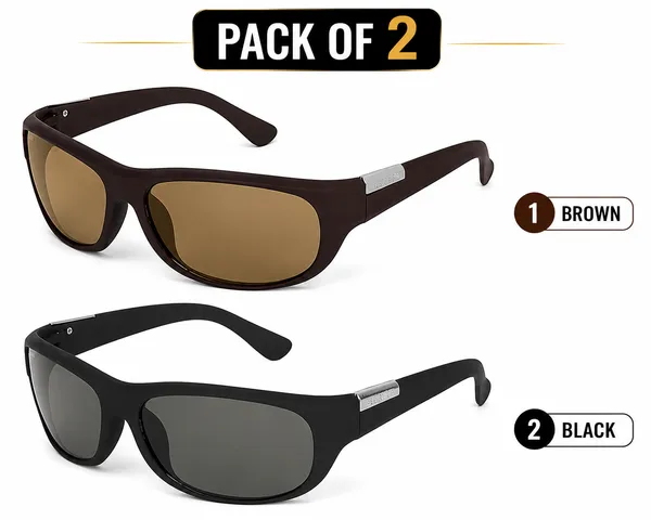 Polarized_UV400_Sports_Sunglasses_For_Men_And_Women_|_Brown_Wraparound_Driving_Sunglasses_|_Lightweight_Outdoor_Fashion_Eyewear_With_Free_Hard_Case_And_Cleaning_Cloth_Pack_Of_2