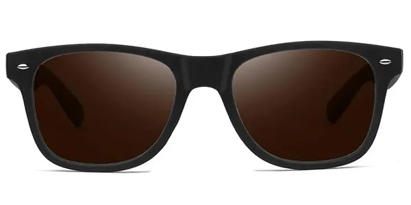 Men's_Women's_Unisex_Non_Polarized_UV_Protected_Black_Brown_Plastic_Square_Sunglass_Pack_Of_2
