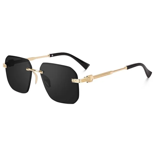 Uv_Protected_Square_Rimless_Sunglasses_For_Men_And_Women_Pack_Of_2