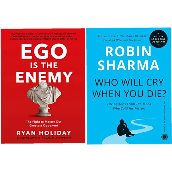 Ego_Is_the_enemy_&_Who_Will_Cry_When_You_Die__Pack_Of_2