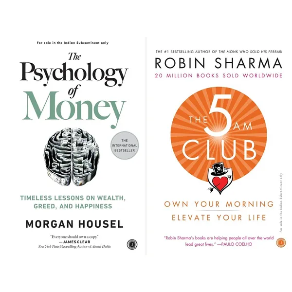 The_Psychology_Of_Money_&_5_Am_Club_Pack_Of_2