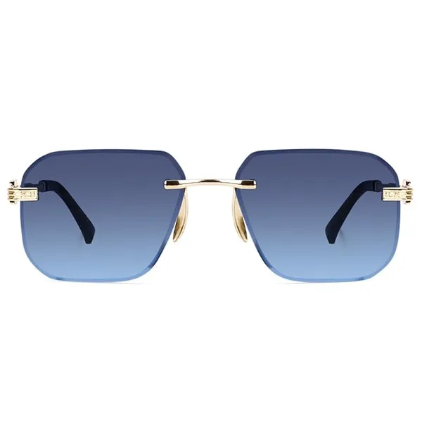 Uv_Protected_Square_Rimless_Sunglasses_For_Men_And_Women_Pack_Of_2