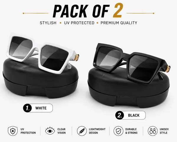 Luxury_Oversized_Square_Sunglasses_|_UV400_Polarized_Unisex_Fashion_Eyewear_|_Celebrity_Style_Black_Shades_With_Free_Case_Pack_Of_2