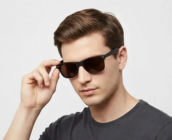 Men's_Women's_Unisex_Non_Polarized_UV_Protected_Black_Brown_Plastic_Square_Sunglass_Pack_Of_2