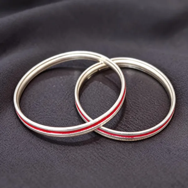SET_OF_1_-_15_GM_SILVER_MEENA_BANGLE