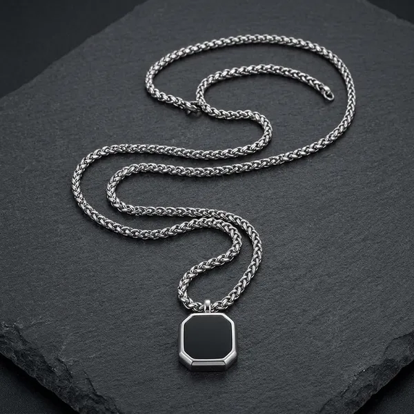 Black_Stainless_Steel_Necklace_For_Men