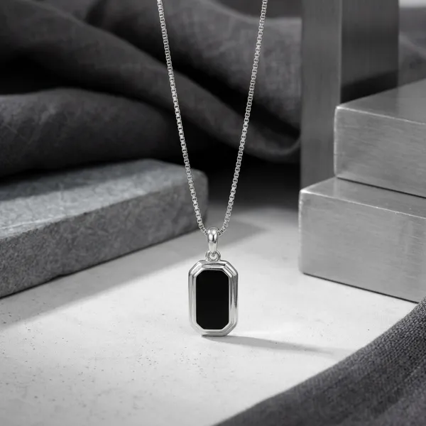 Black_Stainless_Steel_Necklace_For_Men