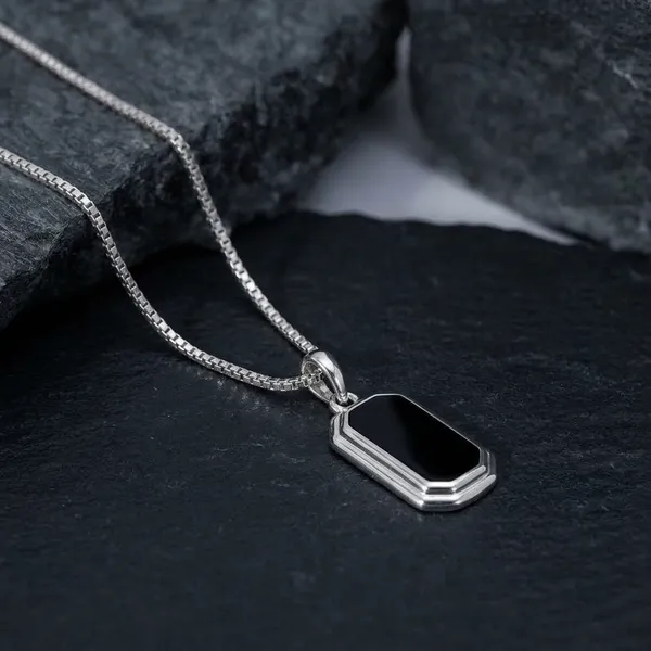 Black_Stainless_Steel_Necklace_For_Men