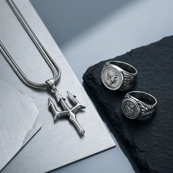Trishul_Silver_Stainless_Steel_Necklace_For_Men_And_Women