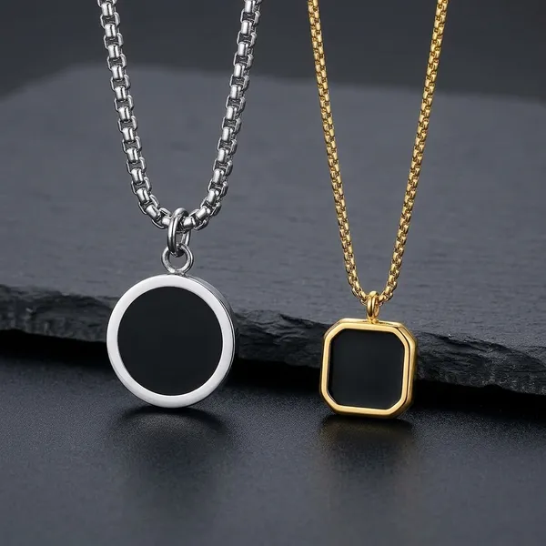 Black_Stainless_Steel_Necklace_For_Men_(Pack_Of_2)