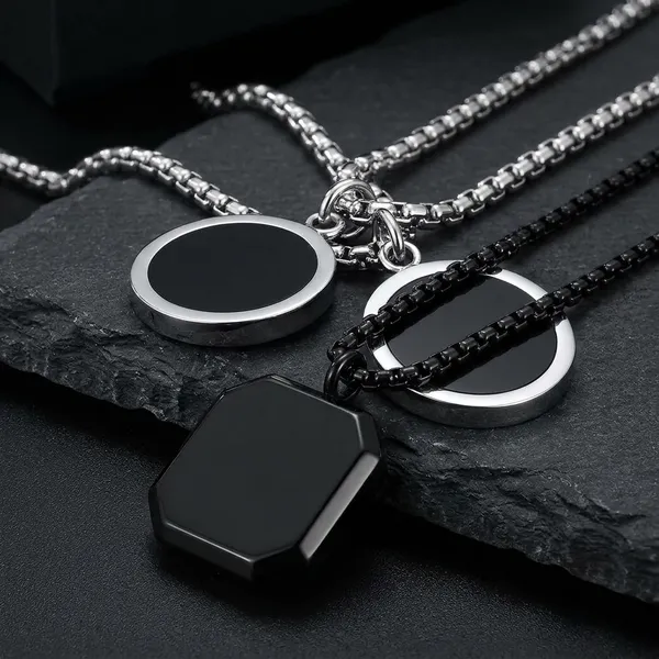 Black_Stainless_Steel_Necklace_For_Men_(Pack_Of_2)