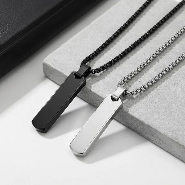 White_Stainless_Steel_Necklace_For_Men_(Pack_Of_2)