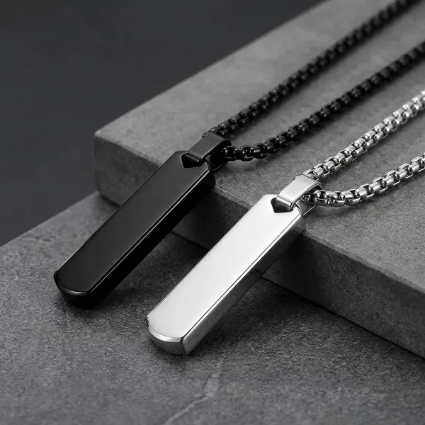 White_Stainless_Steel_Necklace_For_Men_(Pack_Of_2)