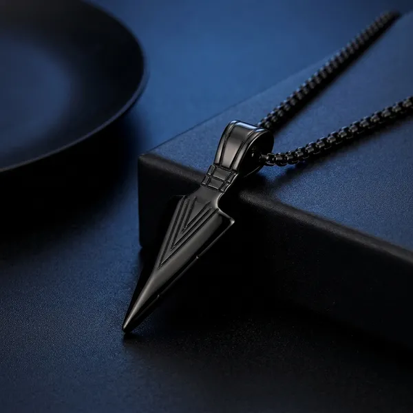 Black_Stainless_Steel_Necklace_For_Men