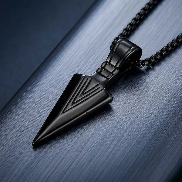 Black_Stainless_Steel_Necklace_For_Men