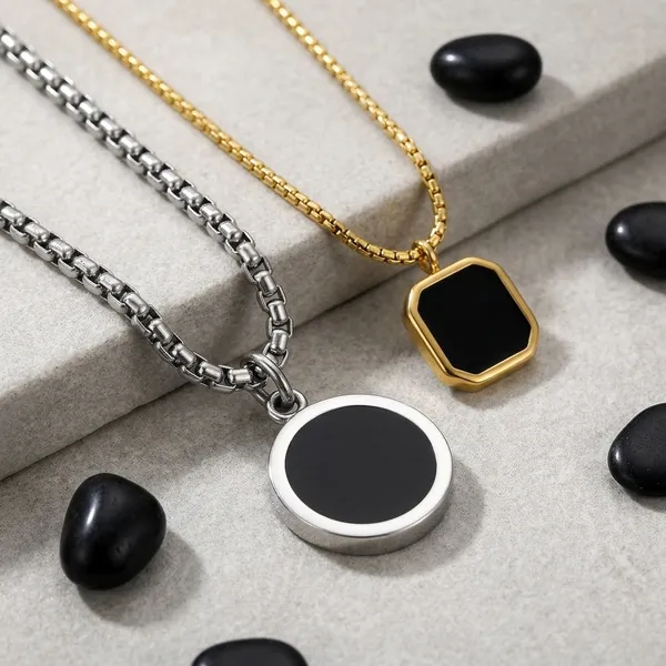 Black_Stainless_Steel_Necklace_For_Men_(Pack_Of_2)
