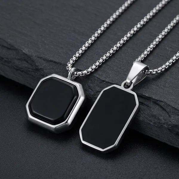 Black_Stainless_Steel_Necklace_For_Men_(Pack_Of_2)