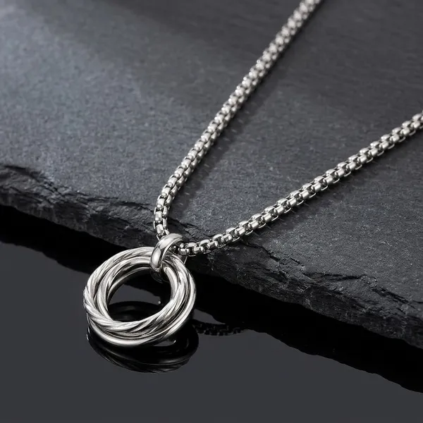 Black_Stainless_Steel_Necklace_For_Men_And_Women