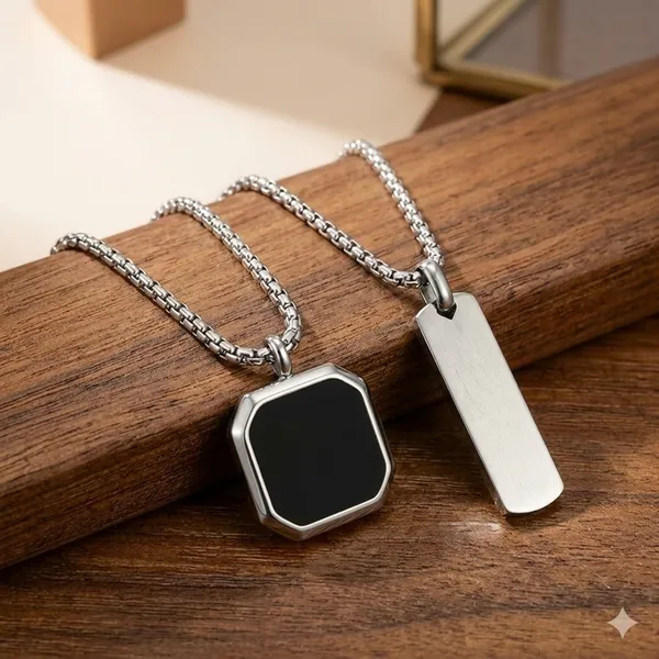 Black_Stainless_Steel_Necklace_For_Men_(Pack_Of_2)