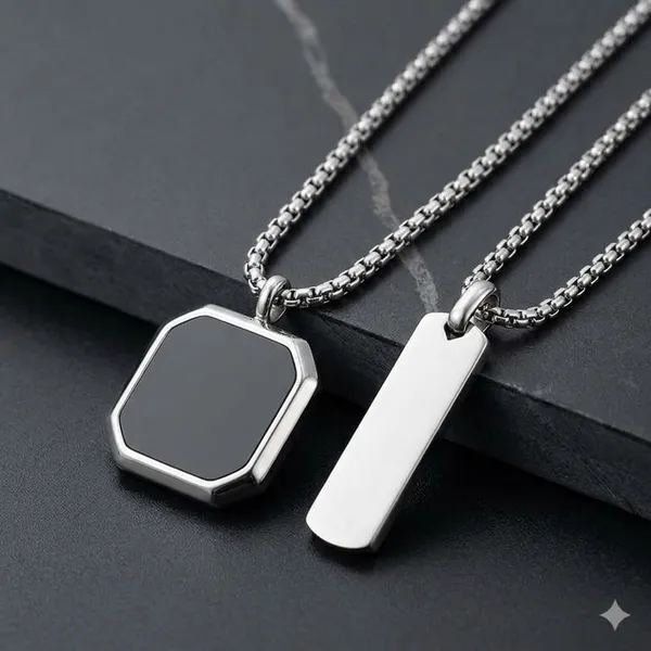 Black_Stainless_Steel_Necklace_For_Men_(Pack_Of_2)