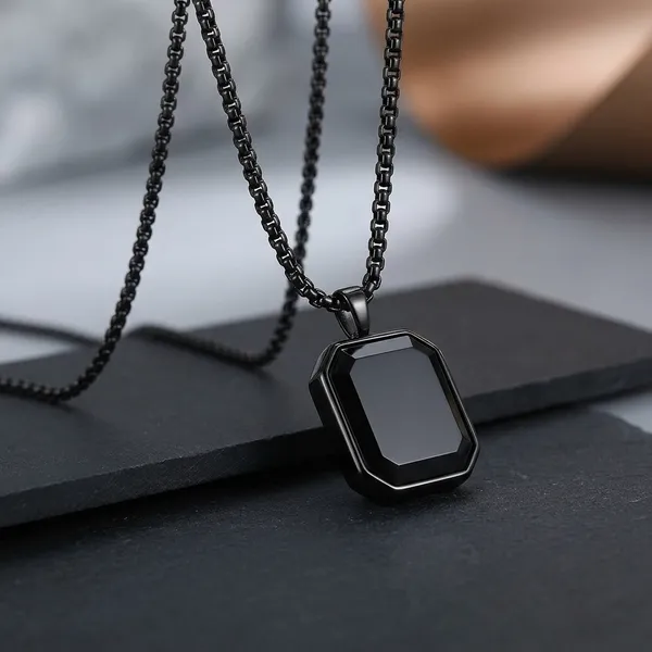Black_Stainless_Steel_Necklace_For_Men