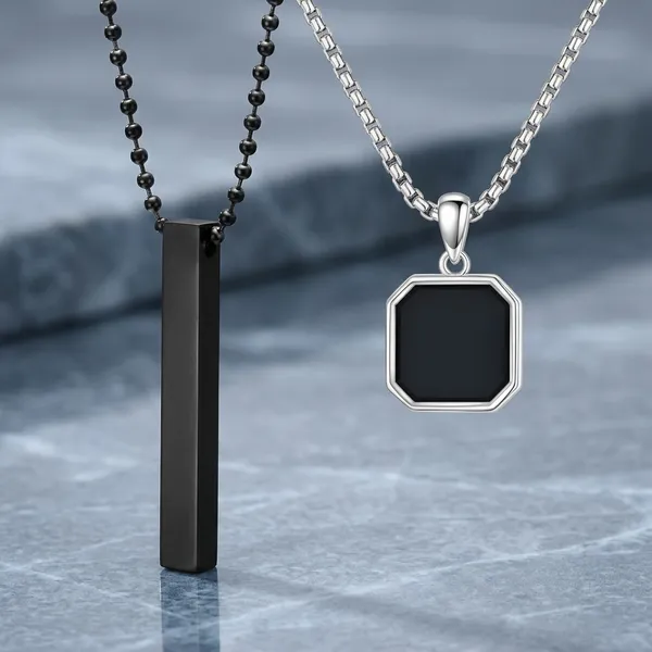 Silver_Stainless_Steel_Necklace_For_Men_(Pack_Of_2)