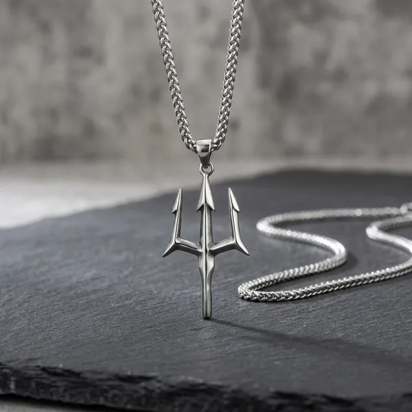 Trishul_Silver_Stainless_Steel_Necklace_For_Men