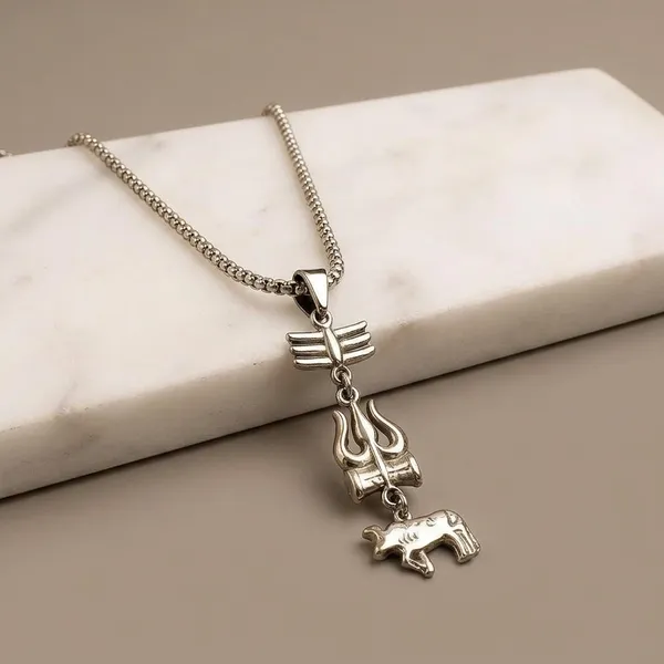 Shiva_Silver_Metal_Necklace_For_Men_And_Women