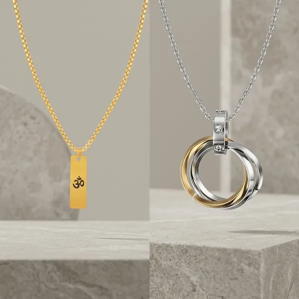 Gold_And_Silver_Metal_Necklace_For_Men_(Pack_Of_2)