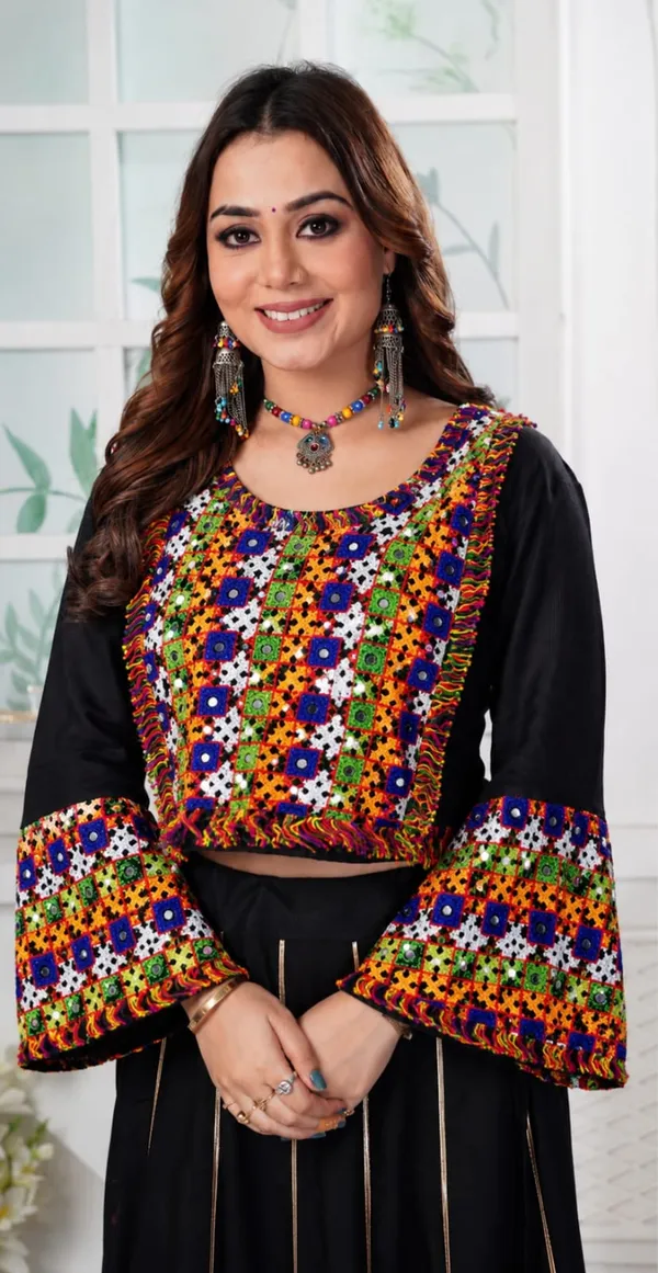 Black_Rayon_Kachchi_Work_Crop_Top_For_Women